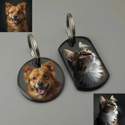 Custom Engraved Pet Memorial Tag - Poochi Paws