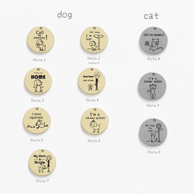 Custom Funny Dog ID Tag - Poochi Paws