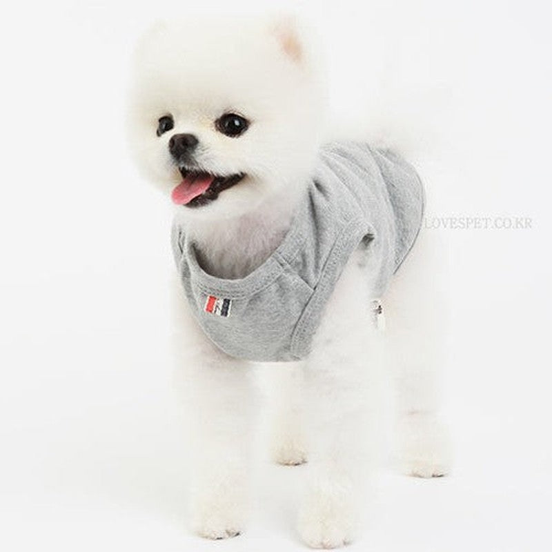 Stylish Pet Costume Set - T-Shirt & Sleeveless Combo Emerald Alfie