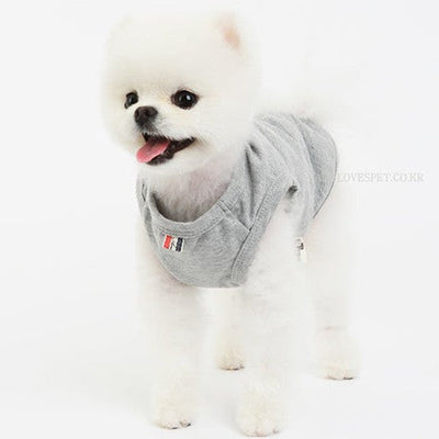 Stylish Pet Costume Set - T-Shirt & Sleeveless Combo Emerald Alfie
