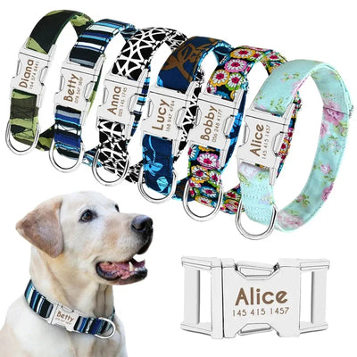 Personalized Reflective Dog Collar - Poochi Paws