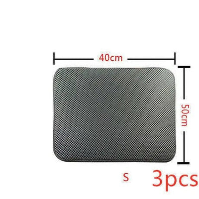 Double Layer Cat Litter Mat - Poochi Paws