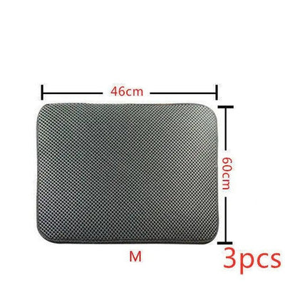 Double Layer Cat Litter Mat - Poochi Paws
