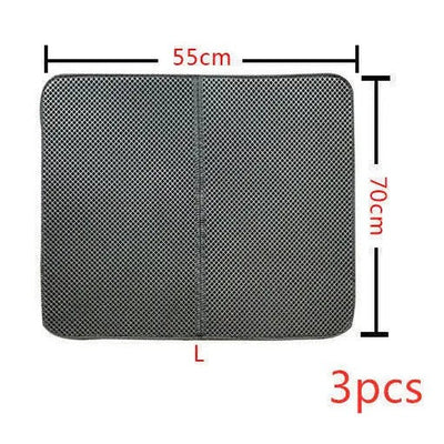 Double Layer Cat Litter Mat - Poochi Paws