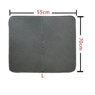 Double Layer Cat Litter Mat - Poochi Paws
