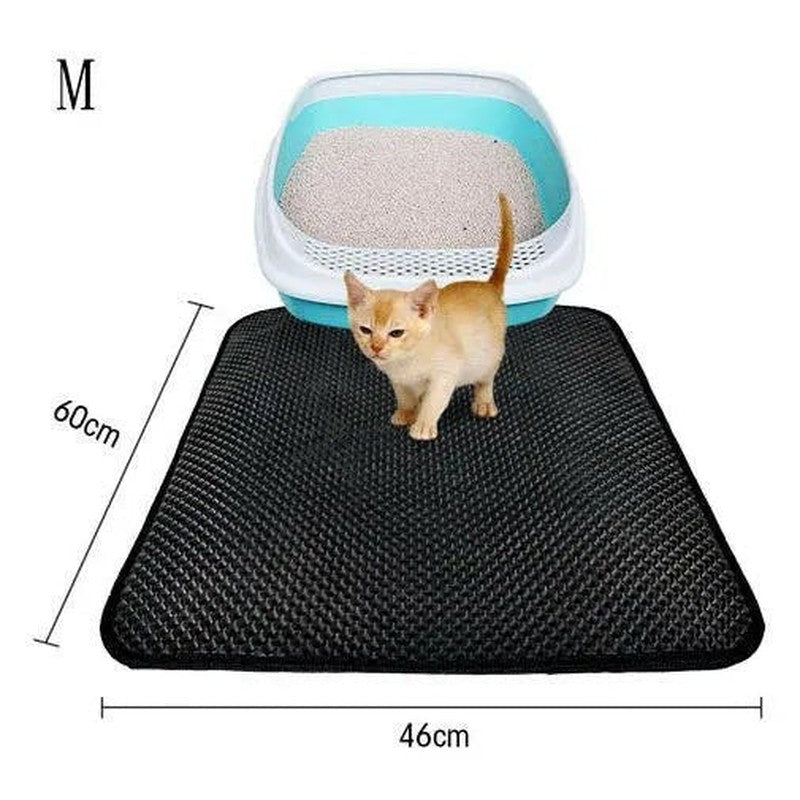Double Layer Cat Litter Mat - Poochi Paws