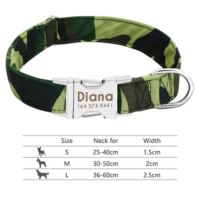 Personalized Reflective Dog Collar - Poochi Paws