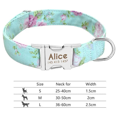 Personalized Reflective Dog Collar - Poochi Paws
