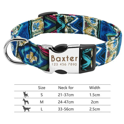 Personalized Reflective Dog Collar - Poochi Paws