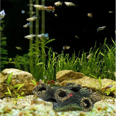 Fish tank landscaping decoration - Poochi Paws