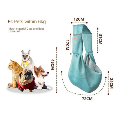 Hands-Free Pet Sling Carrier - Poochi Paws