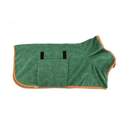 Microfiber Quick-Dry Dog Bathrobe - Poochi Paws
