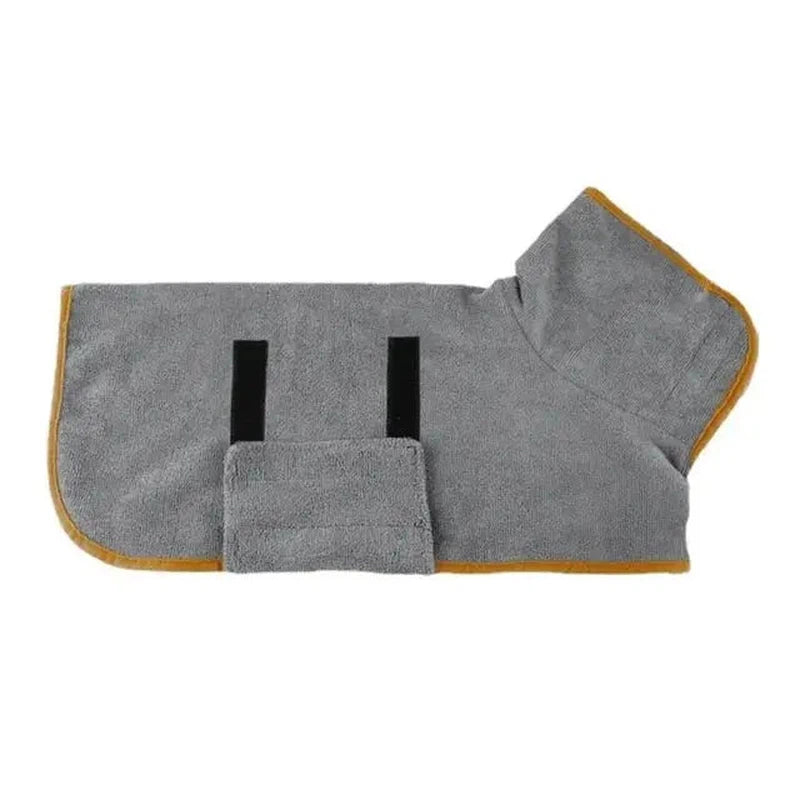 Microfiber Quick-Dry Dog Bathrobe - Poochi Paws