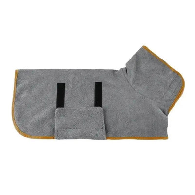 Microfiber Quick-Dry Dog Bathrobe - Poochi Paws