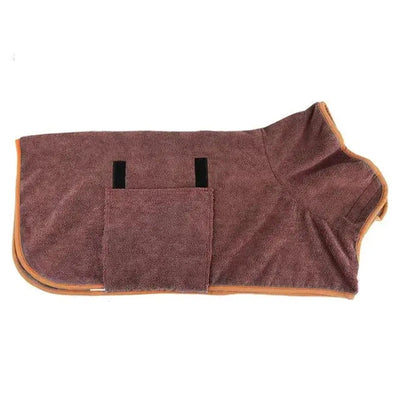 Microfiber Quick-Dry Dog Bathrobe - Poochi Paws