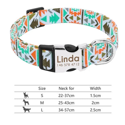 Personalized Reflective Dog Collar - Poochi Paws