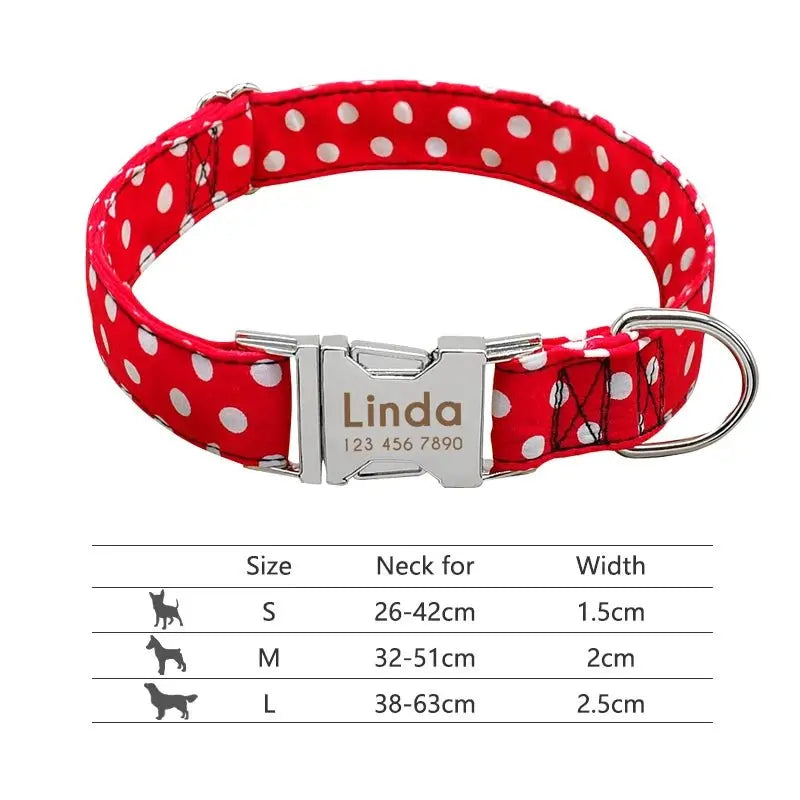 Personalized Reflective Dog Collar - Poochi Paws
