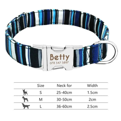 Personalized Reflective Dog Collar - Poochi Paws
