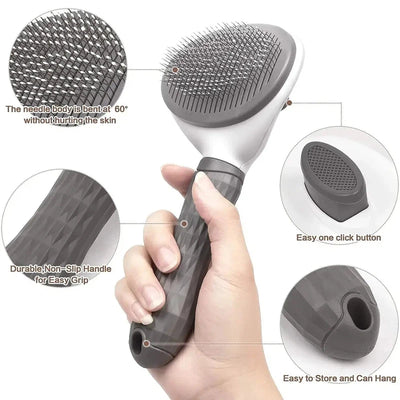 Self-Cleaning Pet Hair Brush - Poochi Paws