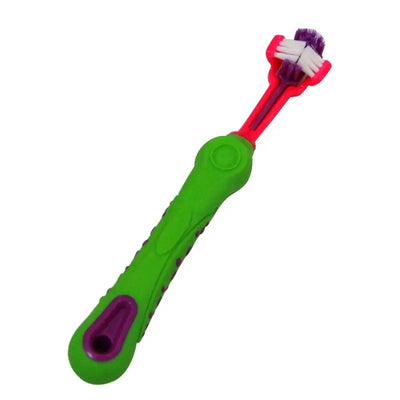 Three-Sided Pet Toothbrush - Poochi Paws