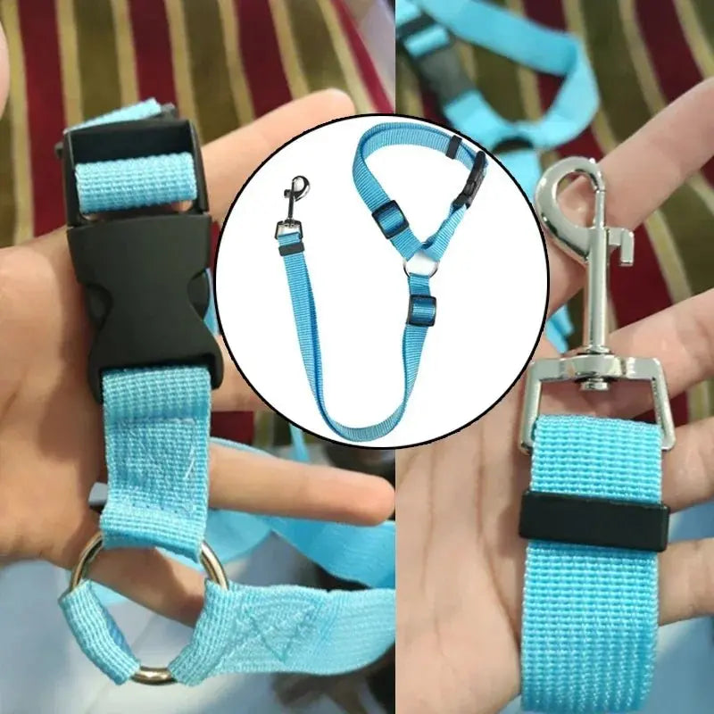 Two-in-One Pet Car Seatbelt - Poochi Paws
